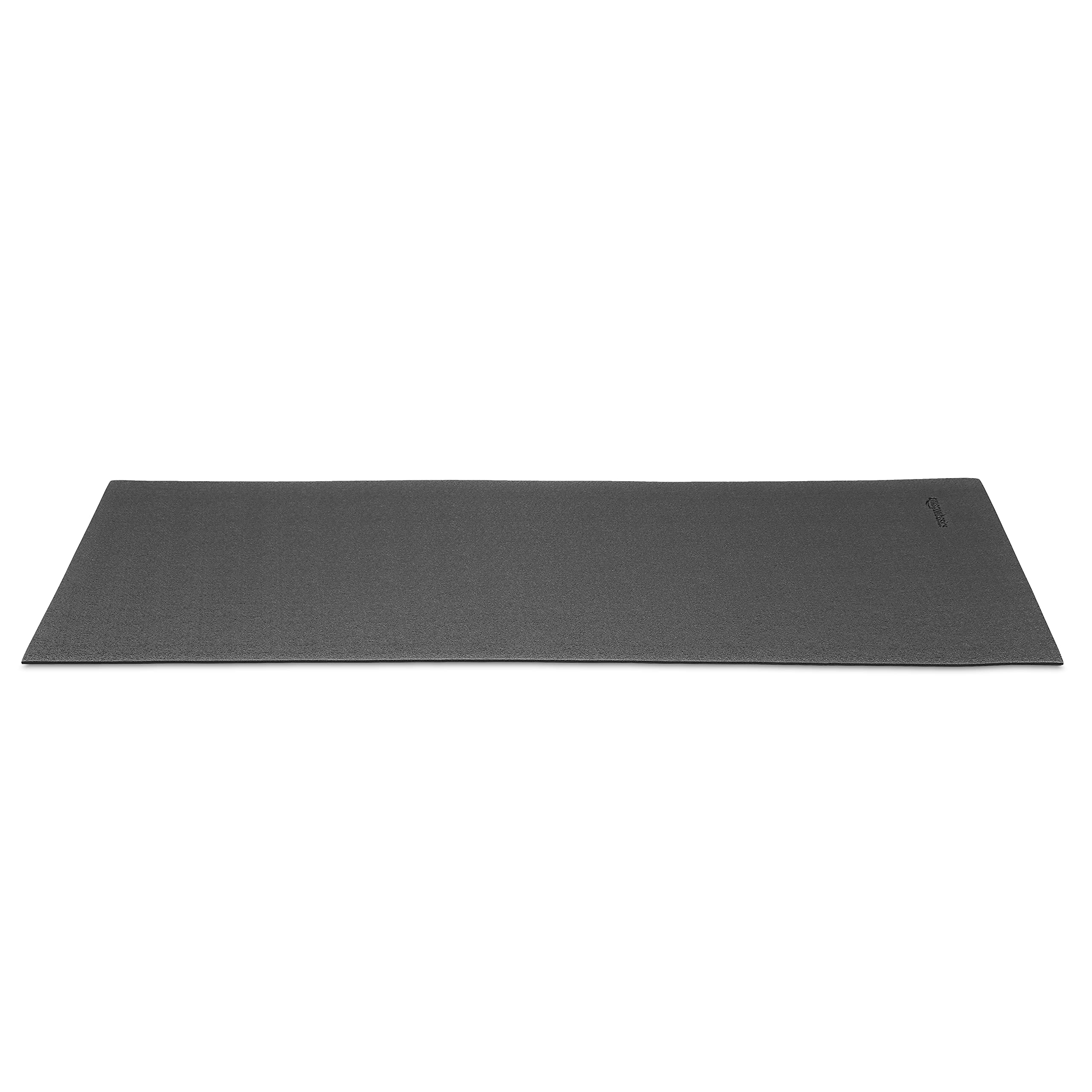 Amazon Basics Hochdichte Bodenmatte für Trainingsgeräte, Laufbänder und Fitnessstudios, 0,76 x 1,83 m, Schwarz